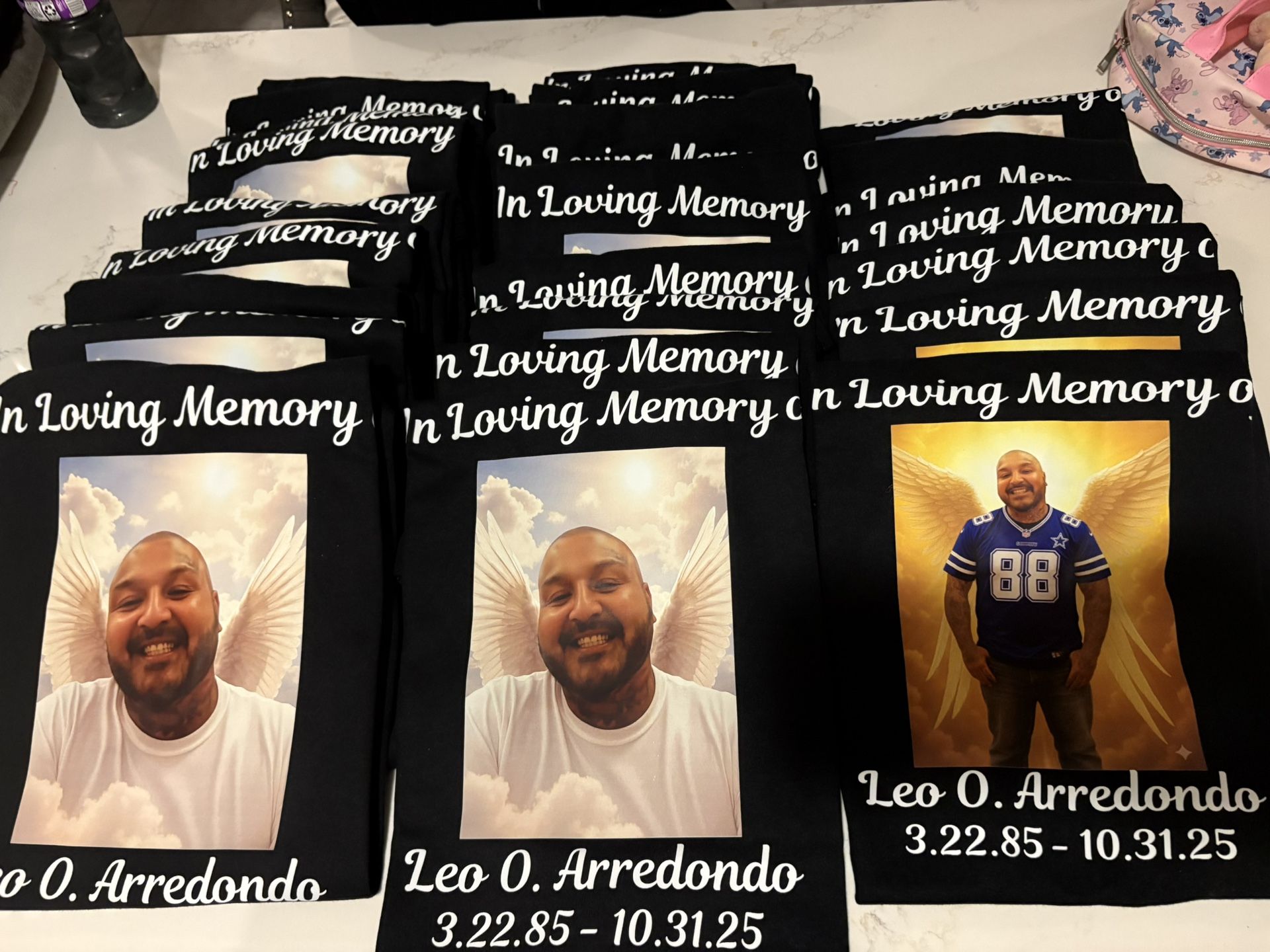 Memorial / Funeral Custom Hoodies, Long Sleeves & T-shirts 