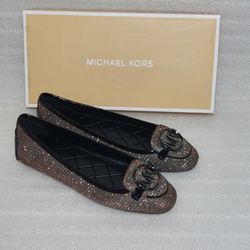 Michael Kors Designer Flats Slip Ons. New In Box. Size 6 Women's Shoes 