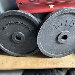 American Barbell 10lbs Training Plates 