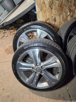 Highlander wheels all 4 new tires 225/45/19
