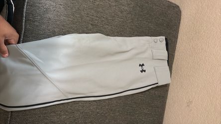 UA Baseball Pants, Grey, Medium