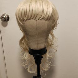 22" Blonde With Bangs