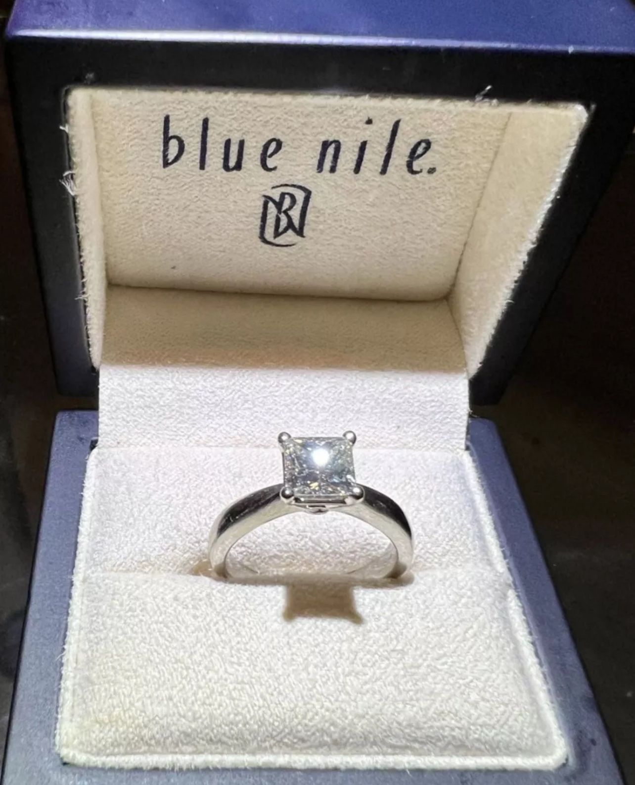 GIA Certified Natural Diamond Engagement Ring 