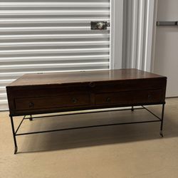 Pottery Barn Coffee Table/ Map Table