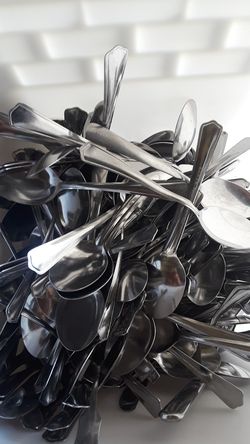 Commercial grade spoons and knifes .25 each