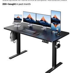 Working Standing Table and Gaming Chair