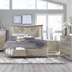 4-PCS Queen Size Bedroom Set In Offer 🔥🔥🔥