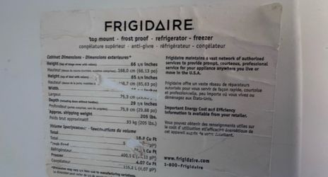 Refrigerator for sale