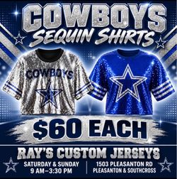 Dallas Cowboys Sequin Shirt