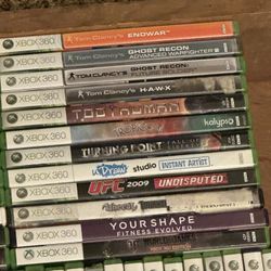 Xbox 360 Games $10 Each 