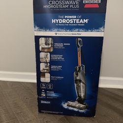 Brand New Bissell CrossWave HydroSteam Plus Multi-Surface Wet Dry Vac