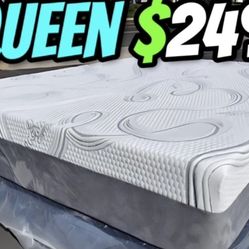 Queen Organic Hybrid Cool Gel Memory Foamm Matres!!