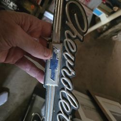 Vintage 1966 Chevy Impala Grill Plate 