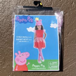 Brand new girl’s Peppa Pig Halloween costume, size small (4-6)