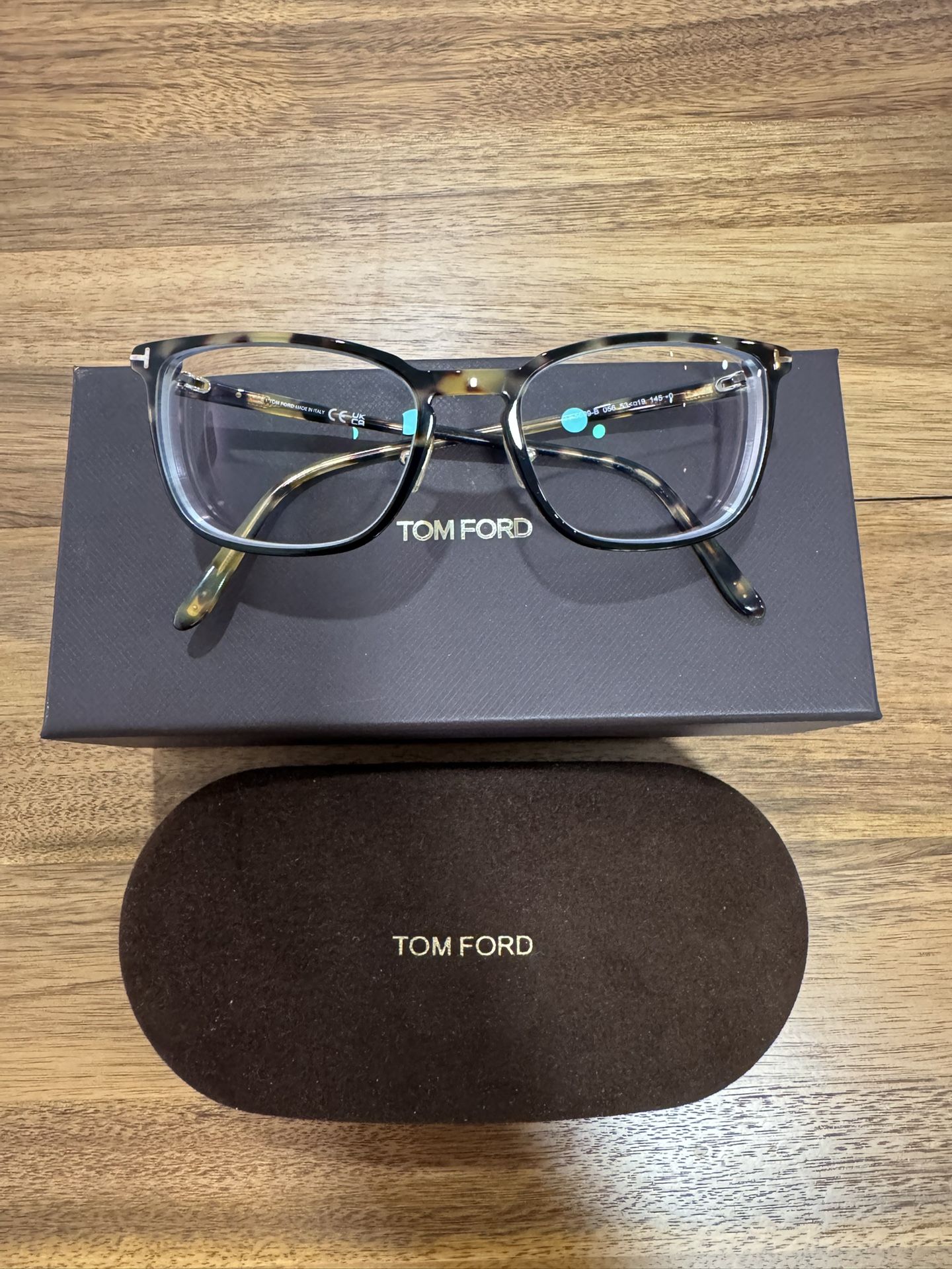 Tom Ford 53mm Tortoise Eye Glasses