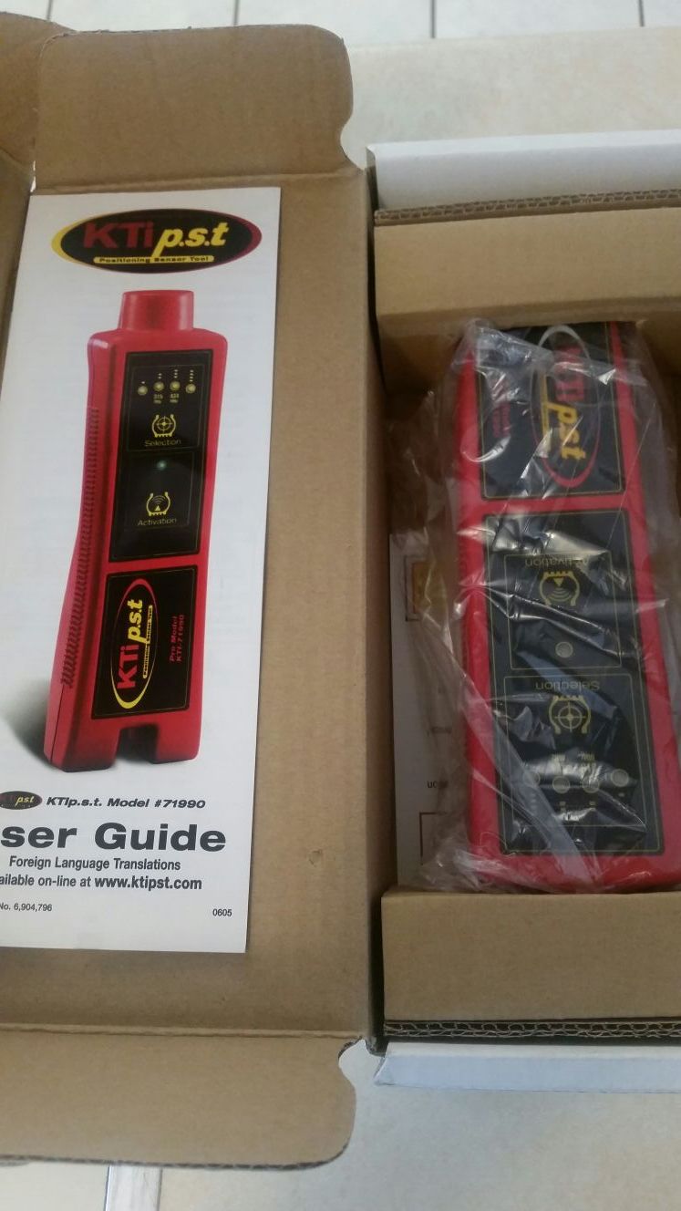 KTI PST PRO MODEL KTI-71990 TIRE PRESSURE MONITOR POSITIONING SENSOR TOOL