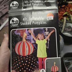 Inflatable Stacked Pumpkins 