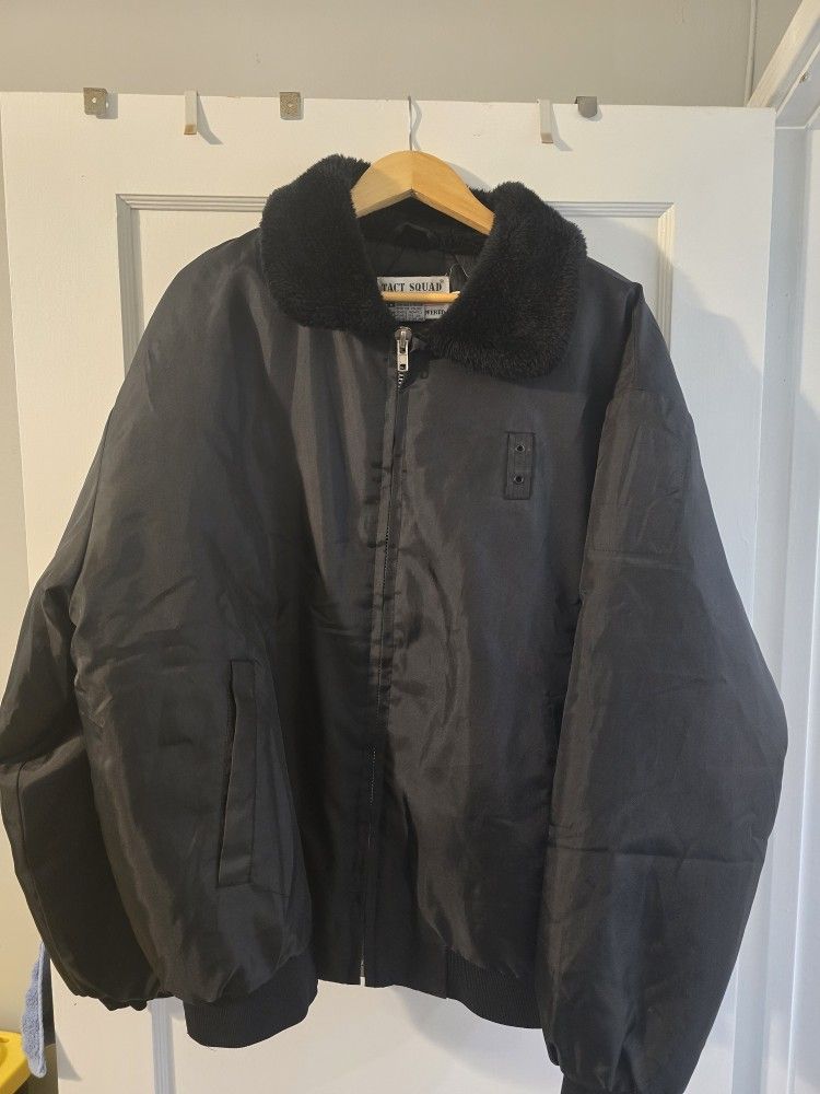 QUARTERMASTER LAW PRO MENS / WOMANS WATERPROOF BLACK JACKET 2XL