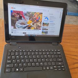 Lenovo 300e Laptop /Tablet Combo  Touchscreen Computer 
