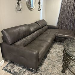 Large Charcoal Gray Sectional