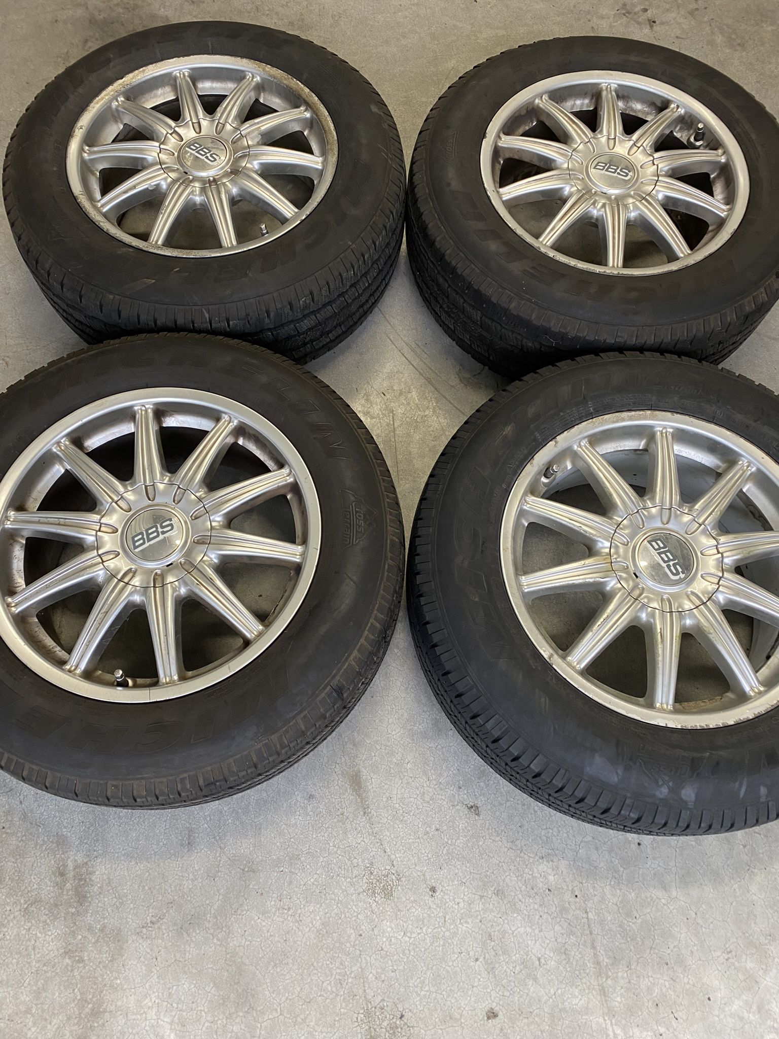 Set Of 17x8 BBS Wheels 5x112 Et 35 Audi VW