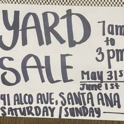 Yard Sale