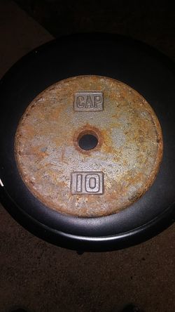 Cap 10 lb weight