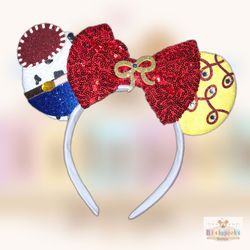 Toy Story Mickey Ears Headband with Sequin Bow
