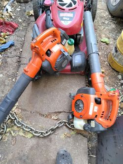 Mower and blower for parts or fix
