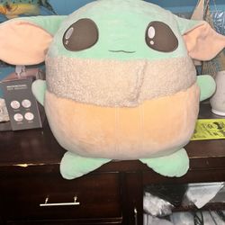 Star Wars The Child Grogu Baby Yoda Squish Mellows GIANT 20” Kids Plush