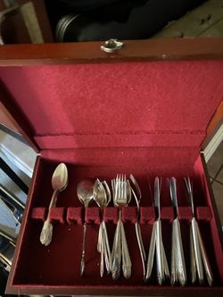 HM Rogers Silverware In Box