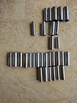 3/8 drive deep socket lot Craftsman & others