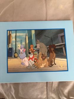 Disney Oliver And Co Lithograph