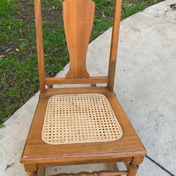 Wooden rocking chair