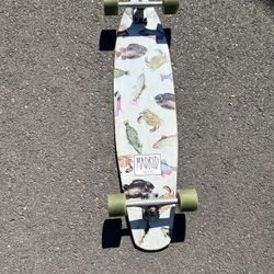 Madrid Longboard Complete Cruiser Skateboard Fish Graphic