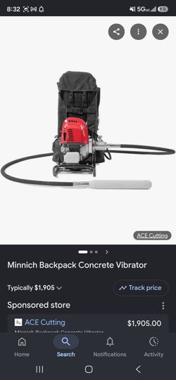 Minnah concrete vibrator