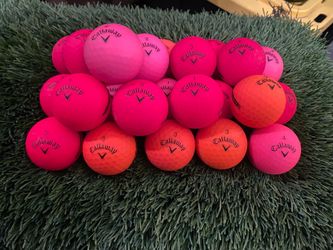 24 Callaways pink,red and orange color golf ⛳️ balls