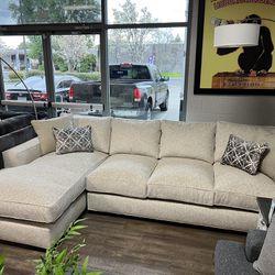 Pasha Sectional (extra Deep Seat With Cloud Cushions!)