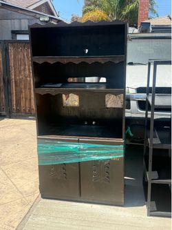 Black book shelf