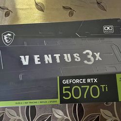 MSI GeForce RTX 5070 Ti 16G Ventus 3X OC Graphics Card