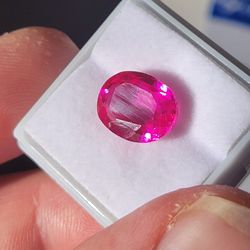 Amazing Pink Sapphire Loose Gemstone GGL CERTIFIED  Oval Cut Loose Gems