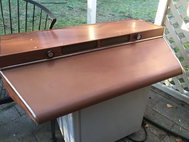 Vintage/Retro Nutone 3400 Series range hood - 36" non-ducted - mid century modern MCM