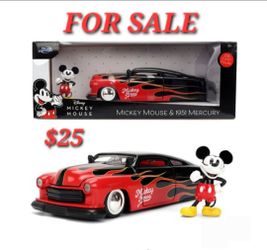 MICKEY MOUSE DIECAST METAL 1/24 SCALE