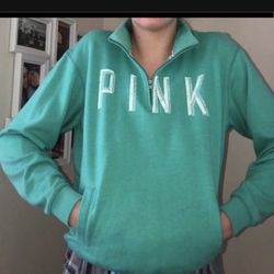 Victoria Secret PINK Half zip sweater VS