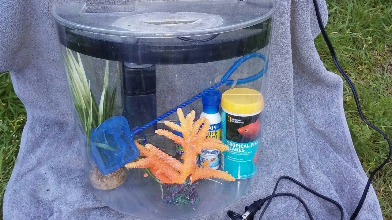 Complete aquarium
