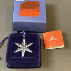 Swarovski Crystal 2003 Little Star Ornament MPN #629306, NIB First Edition Star