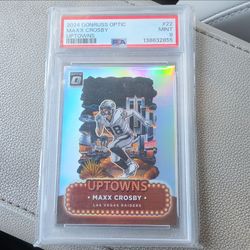 Panini 2024 Donruss Optic Uptowns Maxx Crosby Raiders #22 PSA 9