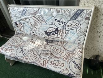 Outdoor Patio Bench with Cushions
