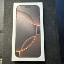 iPhone 16 Pro Max 256gb Unlocked (physical Sim) 