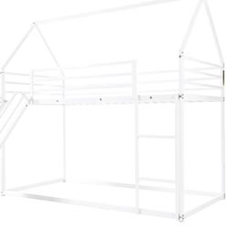 Metal Bunk Bed - For Boys & Girls - Twin Size! 